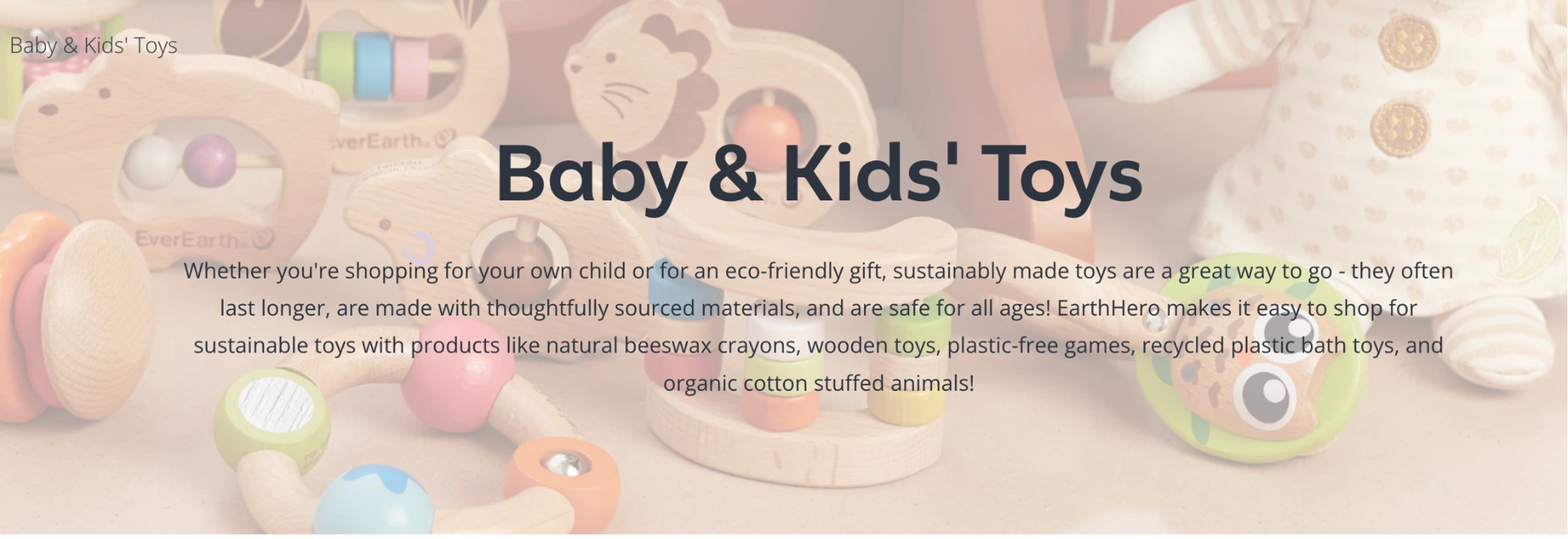 10. Eco-Friendly and Sustainable Toy Store Names